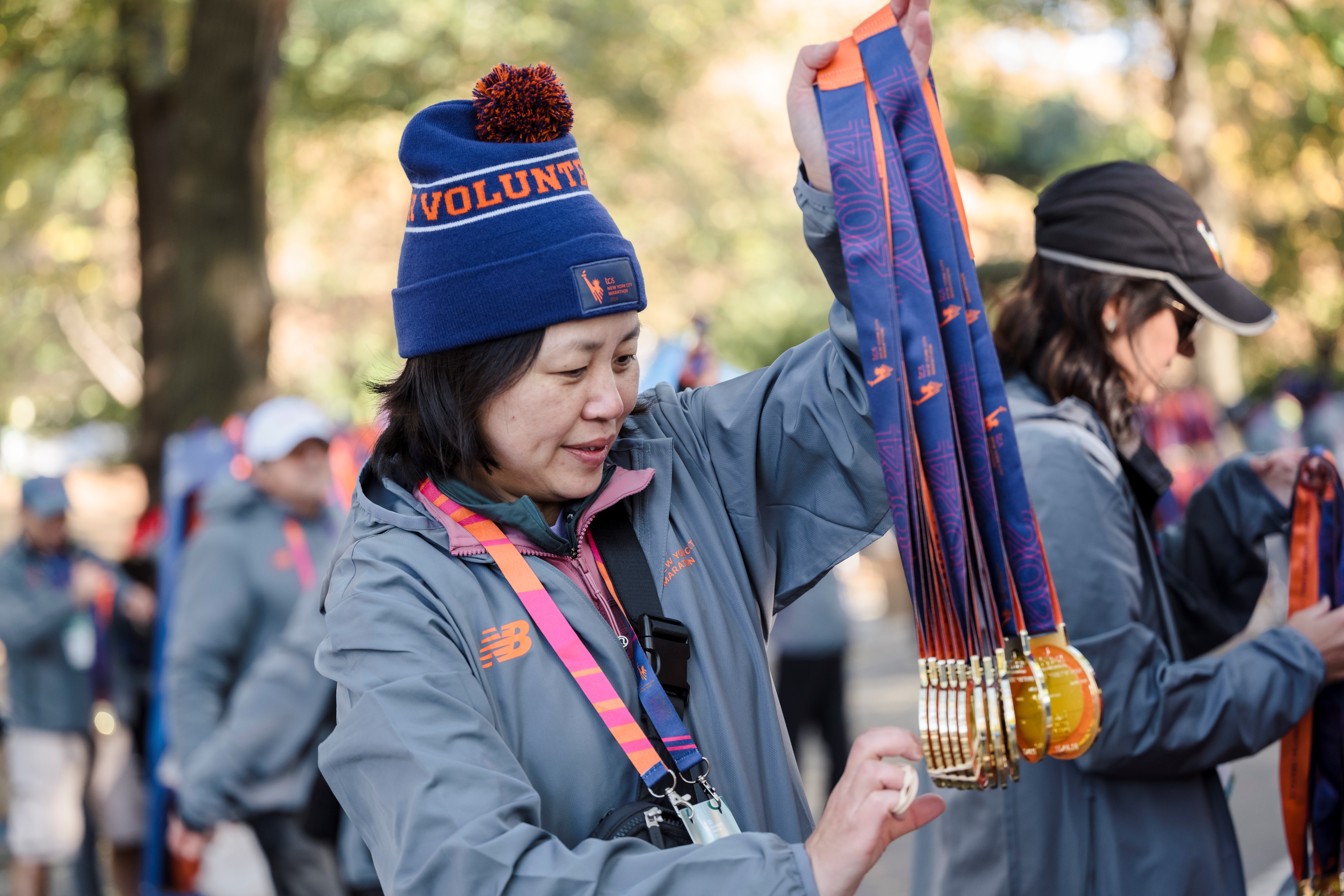 2024 NYC New York City Marathon Merchandise Volunteer Beanie Bagels, beanies, and blazing fast shoes: New Balance unveils  main image 2