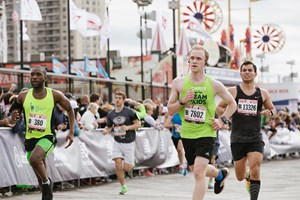 Runners in the 2017 Popular Brooklyn Half Marathon