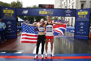 Jenny Simpson and Jake Wightman