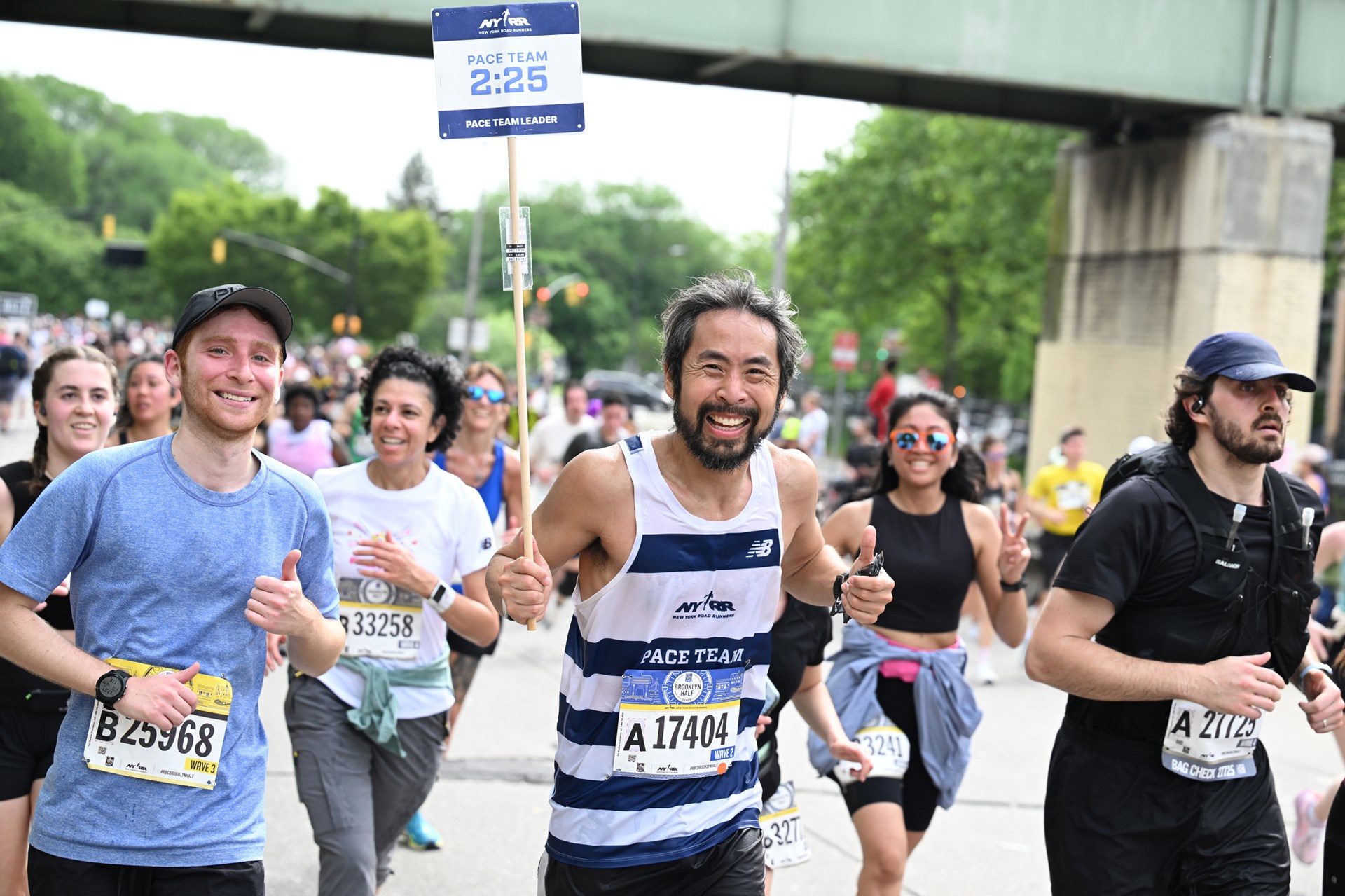 A pacer for the 2:25 time at the RBC Brooklyn Half