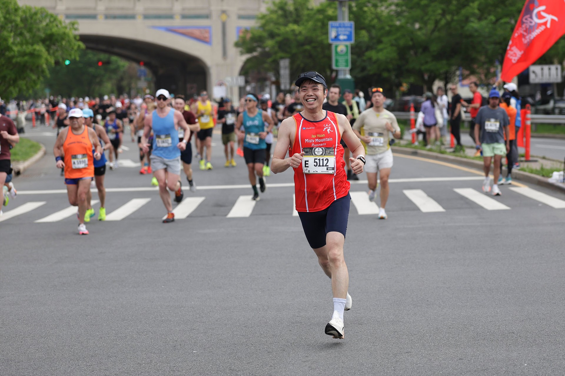 Runners at the RBC Brooklyn Half