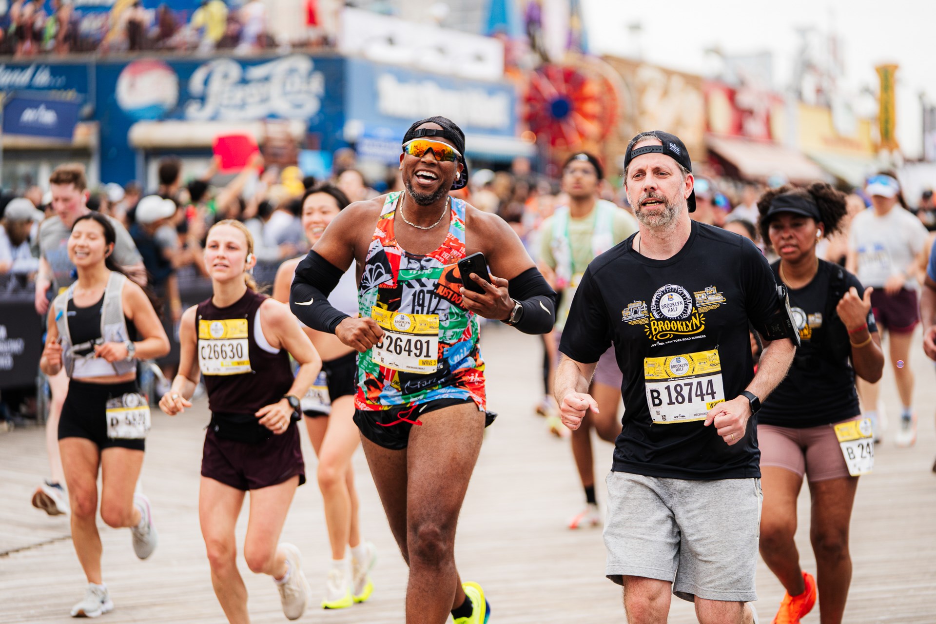 Nearly 28,500 finishers crossing the 2025 RBC Brooklyn Half