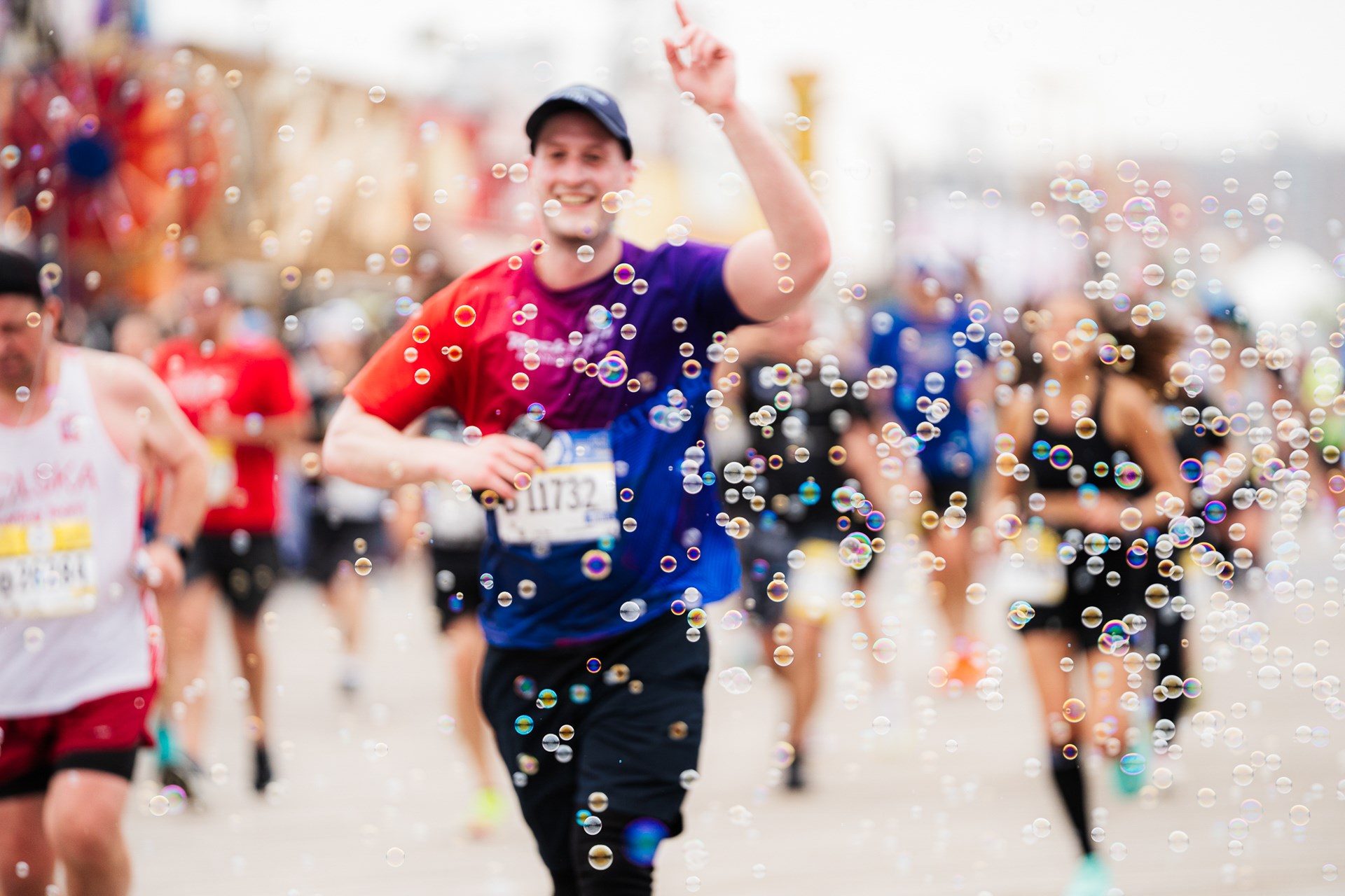 Nearly 28,500 finishers crossing the 2025 RBC Brooklyn Half