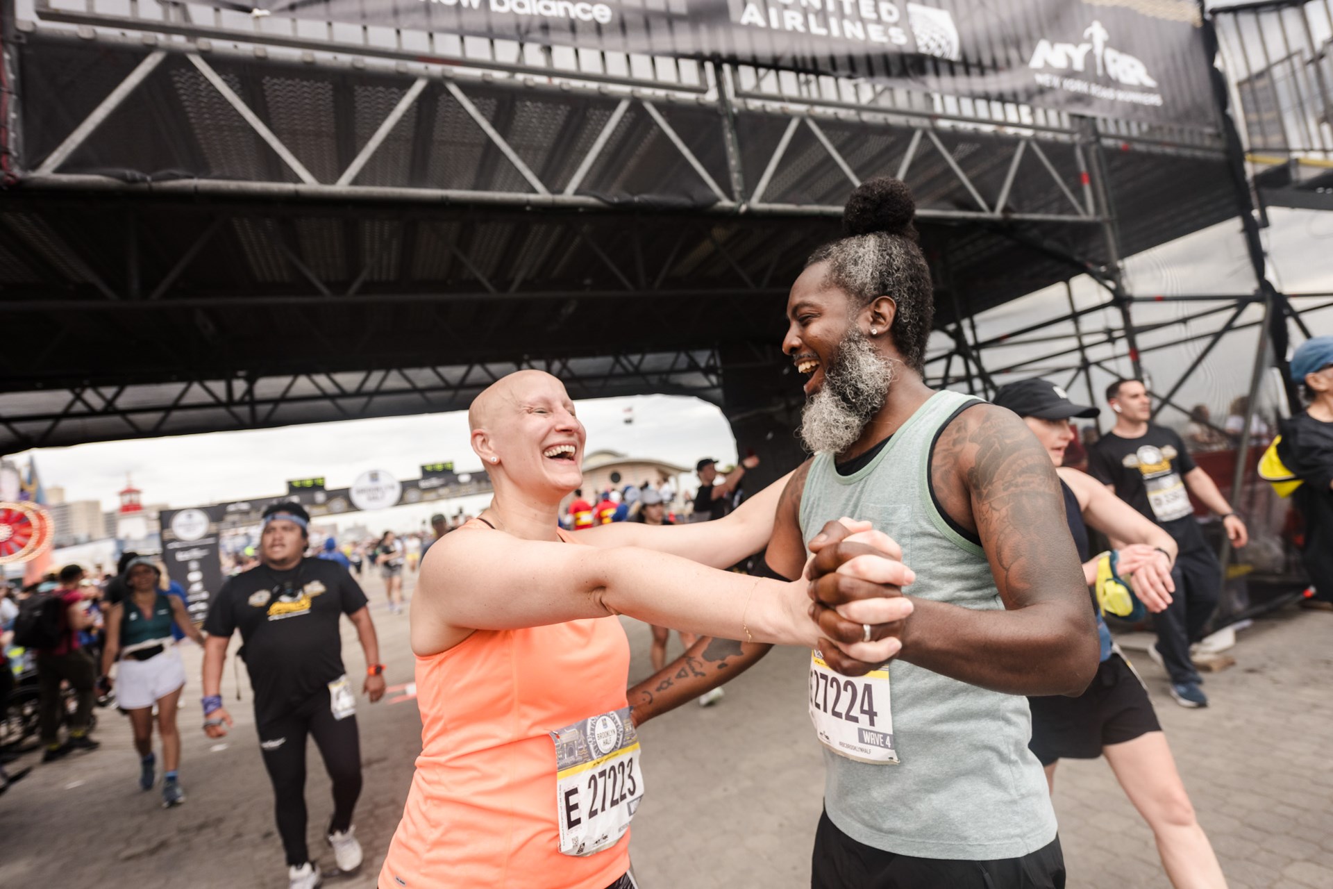 Nearly 28,500 finishers crossing the 2025 RBC Brooklyn Half