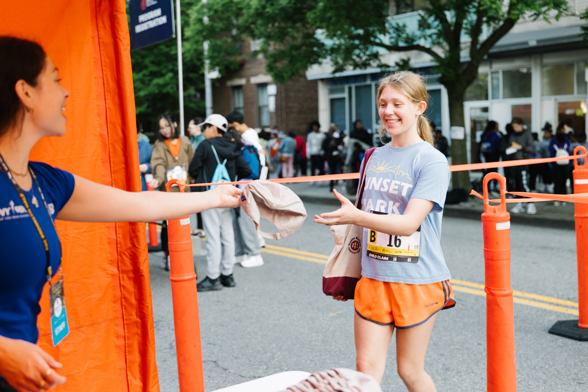Young Rising runners at the 2025 Boardwalk Kids Run at the RBC Brooklyn Half