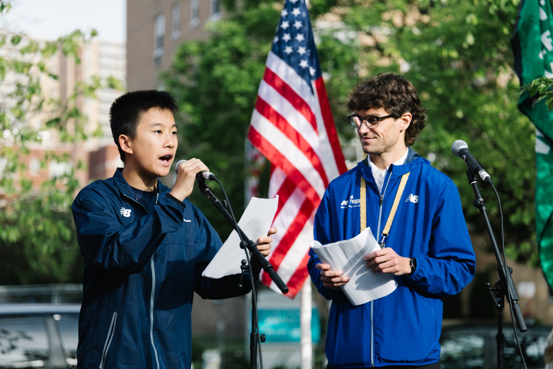 Young Rising runners at the 2025 Boardwalk Kids Run at the RBC Brooklyn Half