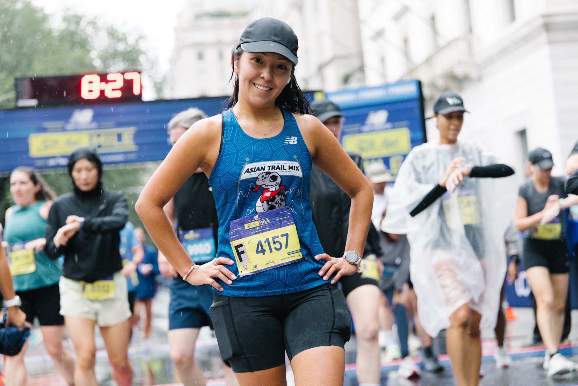 Runners at the 2025 5th Ave Mile