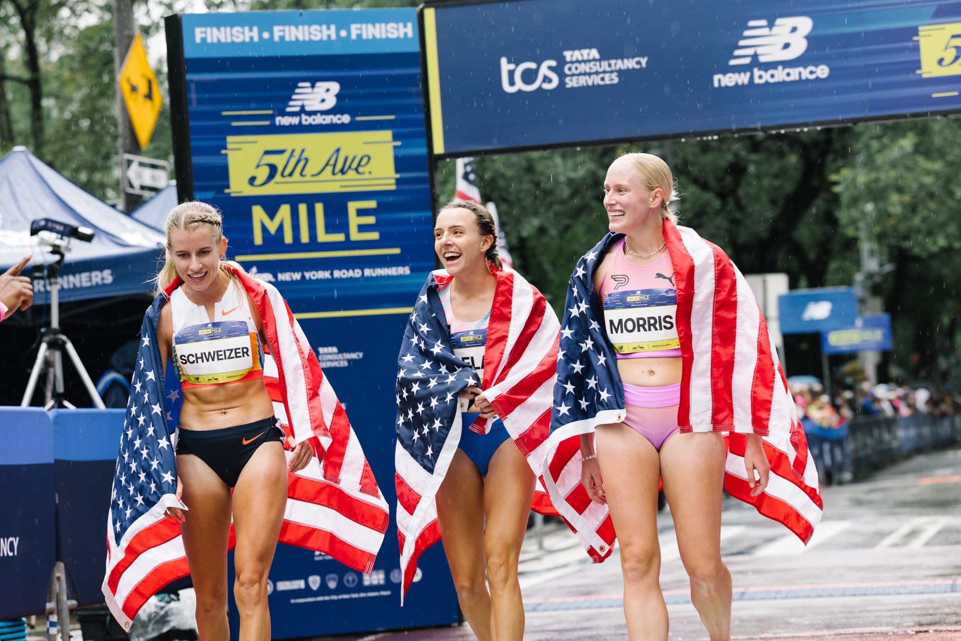 Runners at the 2025 5th Ave Mile