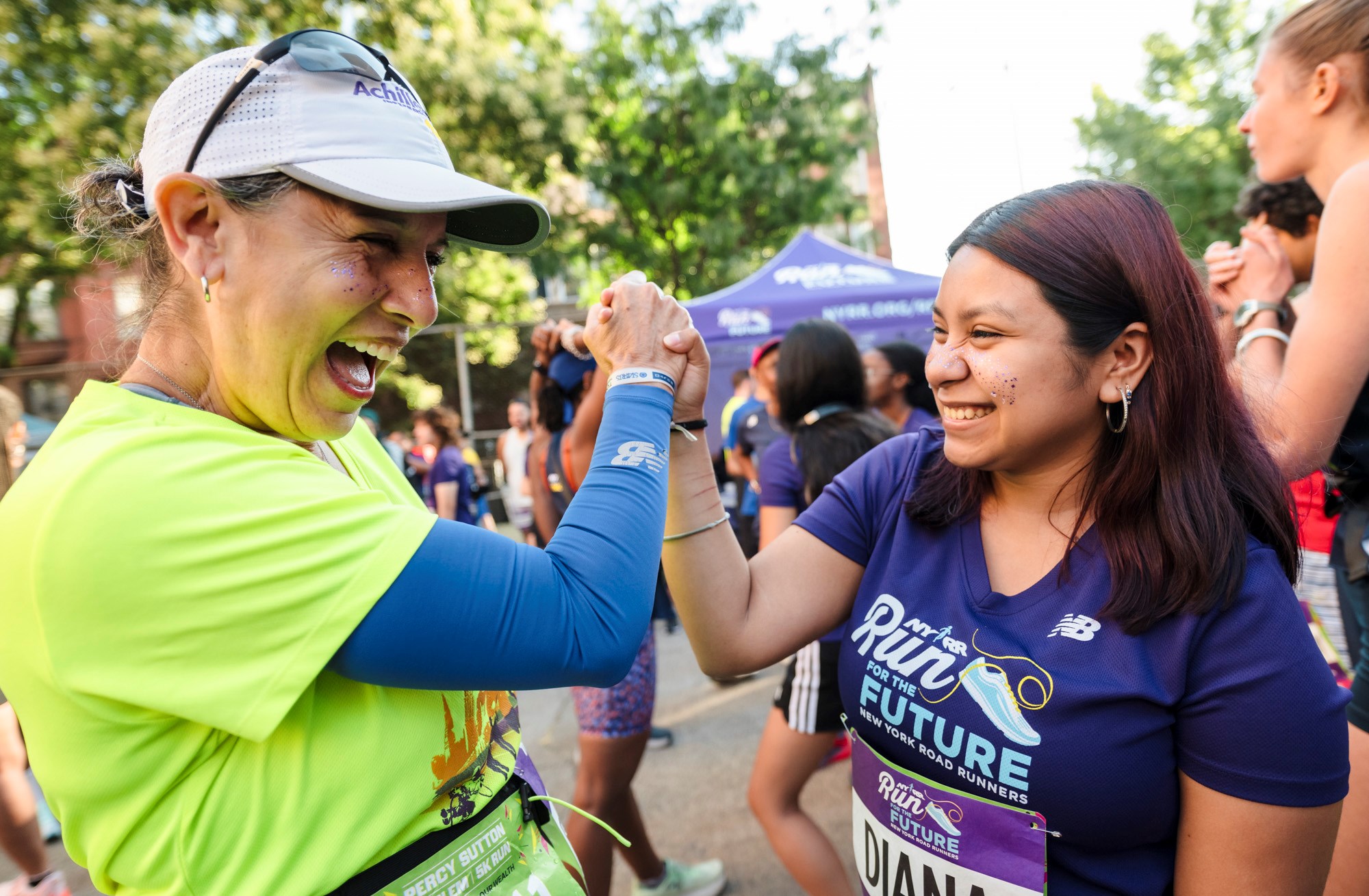Run for the Future participants at the 2025 Percy Sutton Harlem 5K