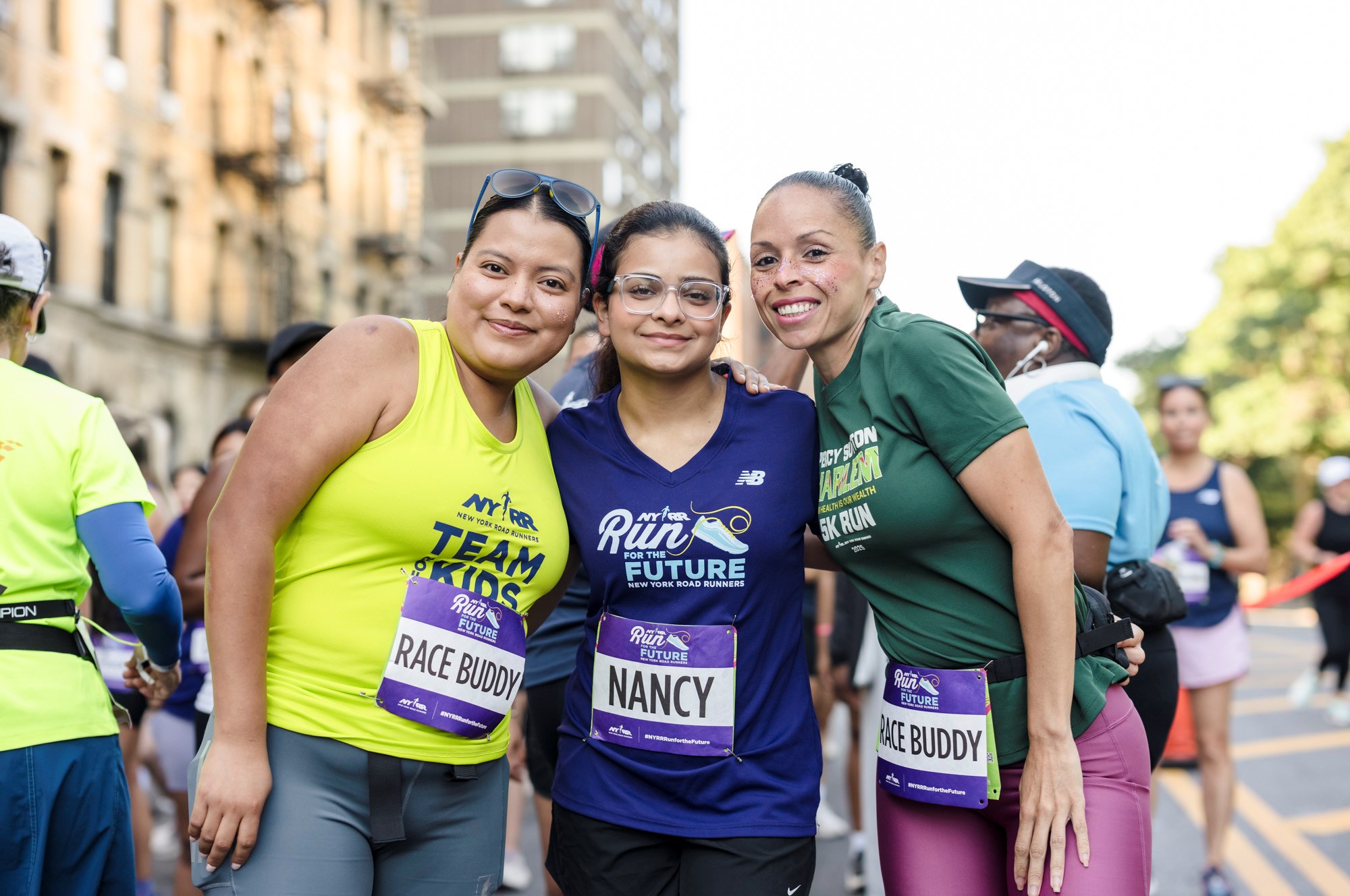 Run for the Future participants at the 2025 Percy Sutton Harlem 5K