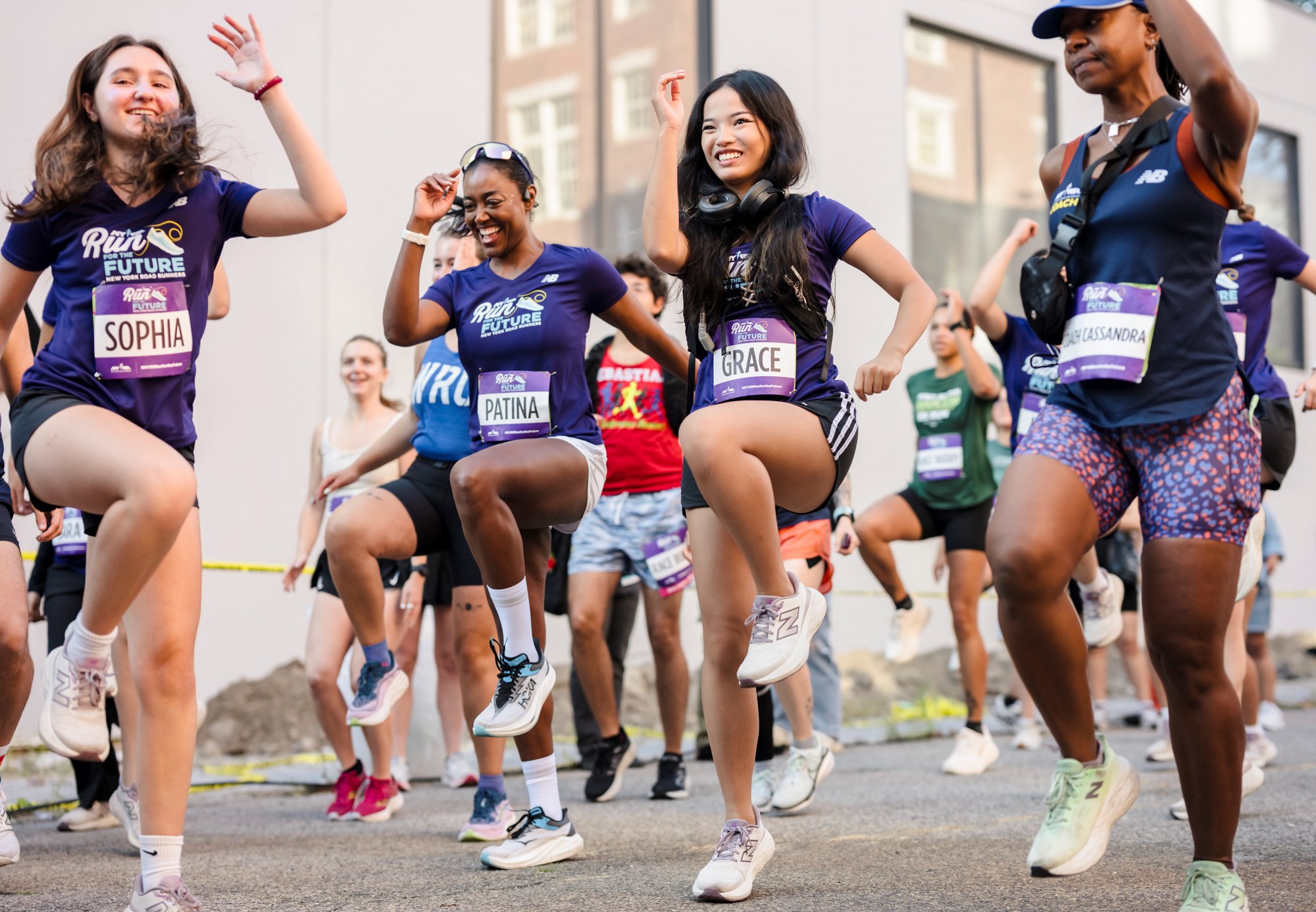 Run for the Future participants at the 2025 Percy Sutton Harlem 5K