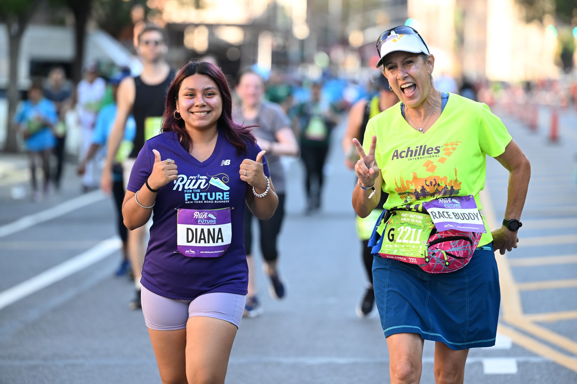 Run for the Future participants at the 2025 Percy Sutton Harlem 5K