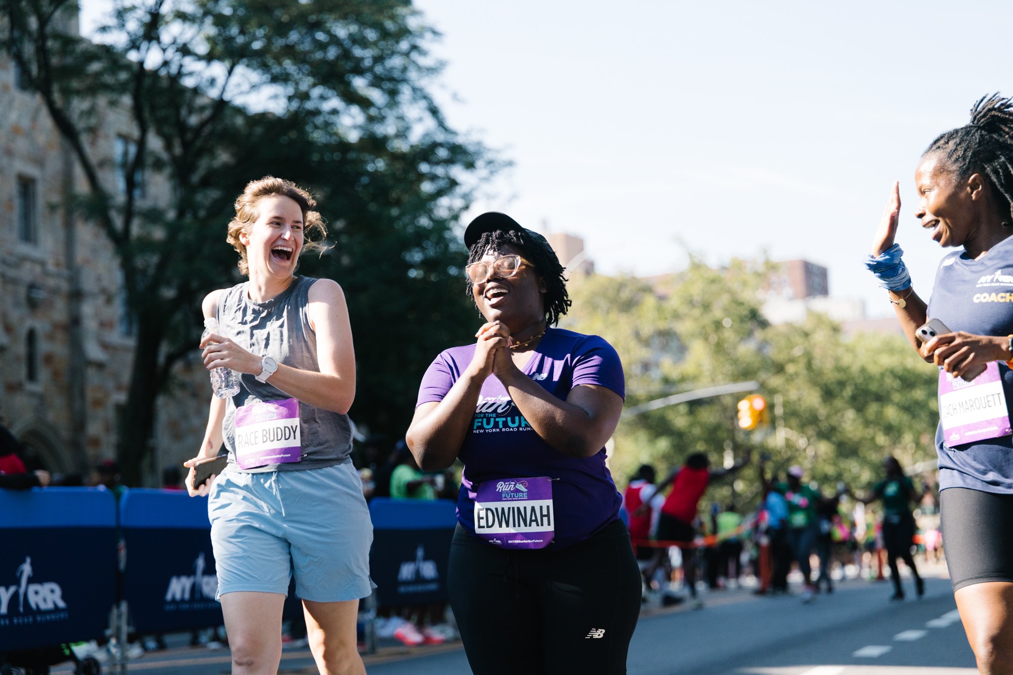 Run for the Future participants at the 2025 Percy Sutton Harlem 5K