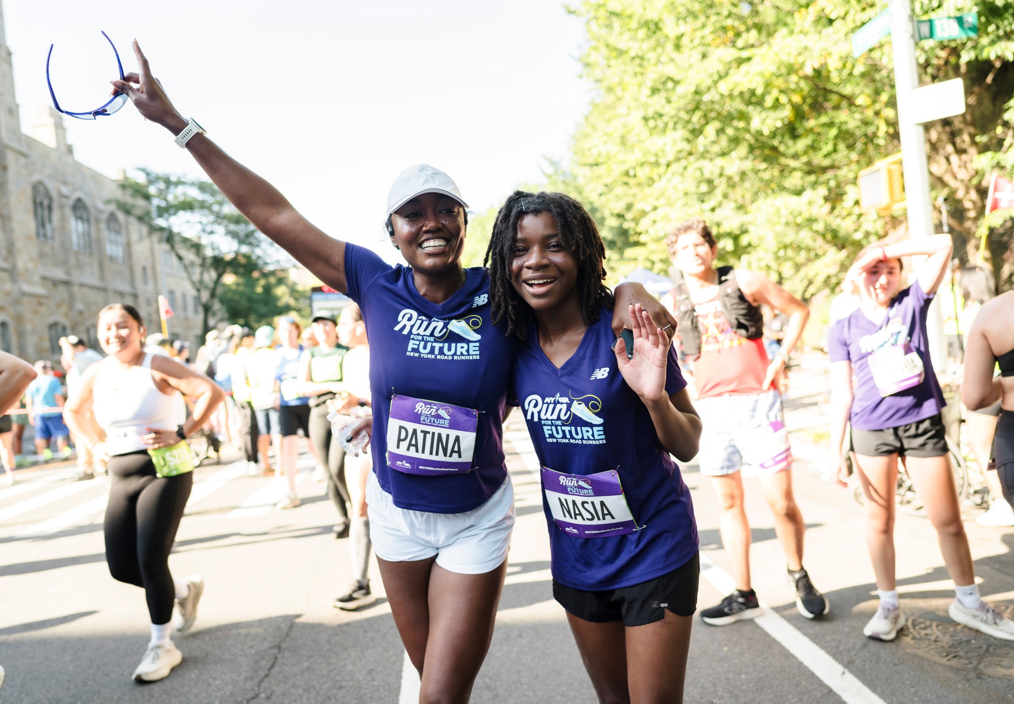Run for the Future participants at the 2025 Percy Sutton Harlem 5K
