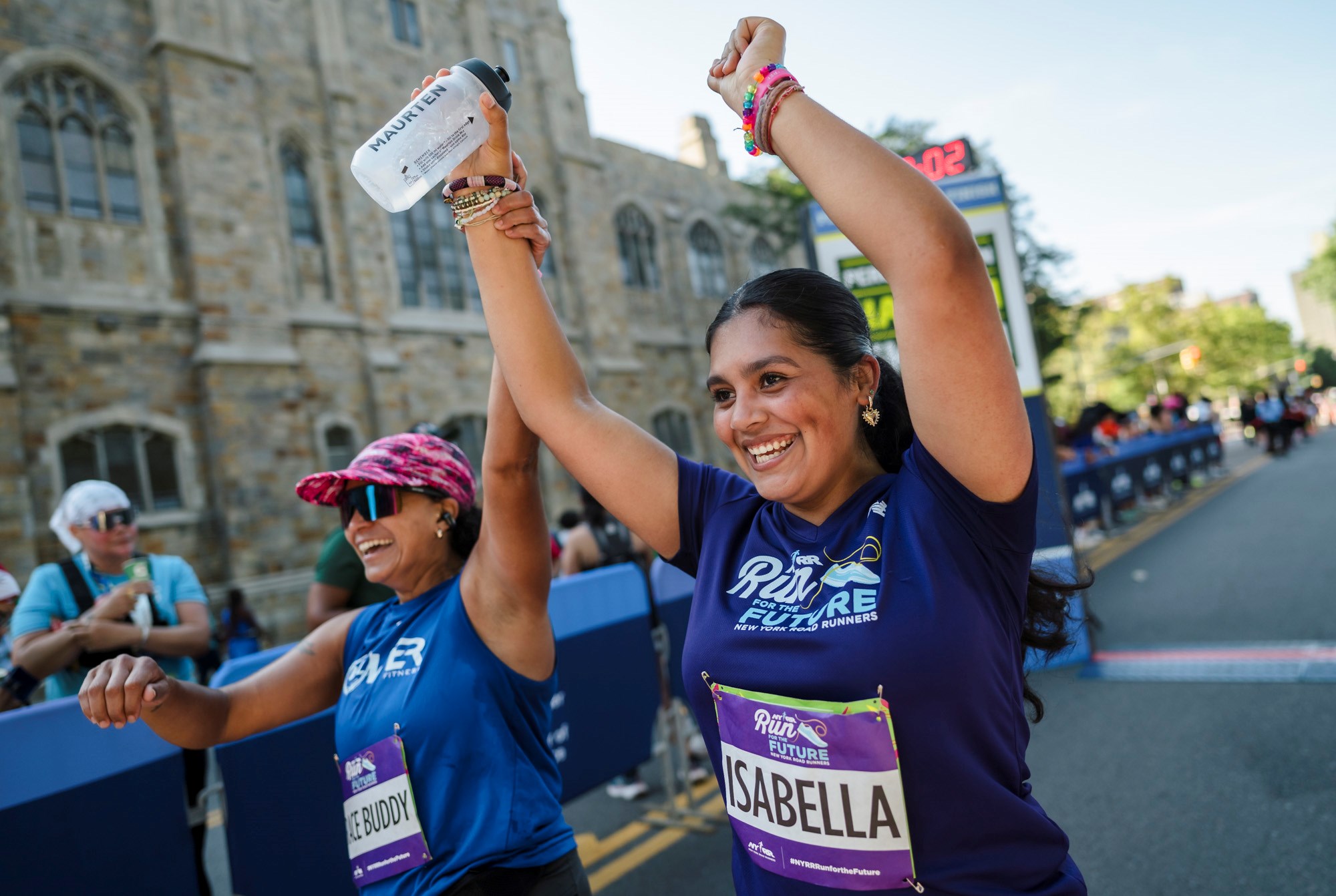 Run for the Future participants at the 2025 Percy Sutton Harlem 5K
