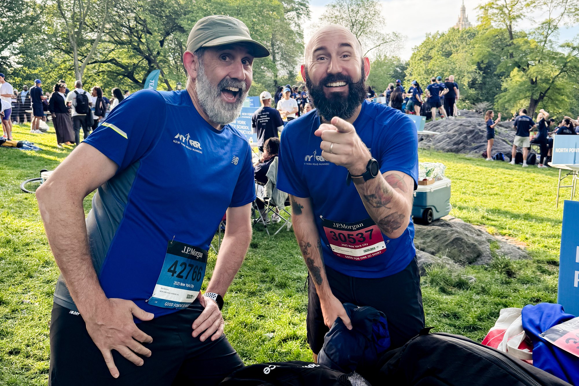 NYRR staff at the JP Morgan Corporate Challenge