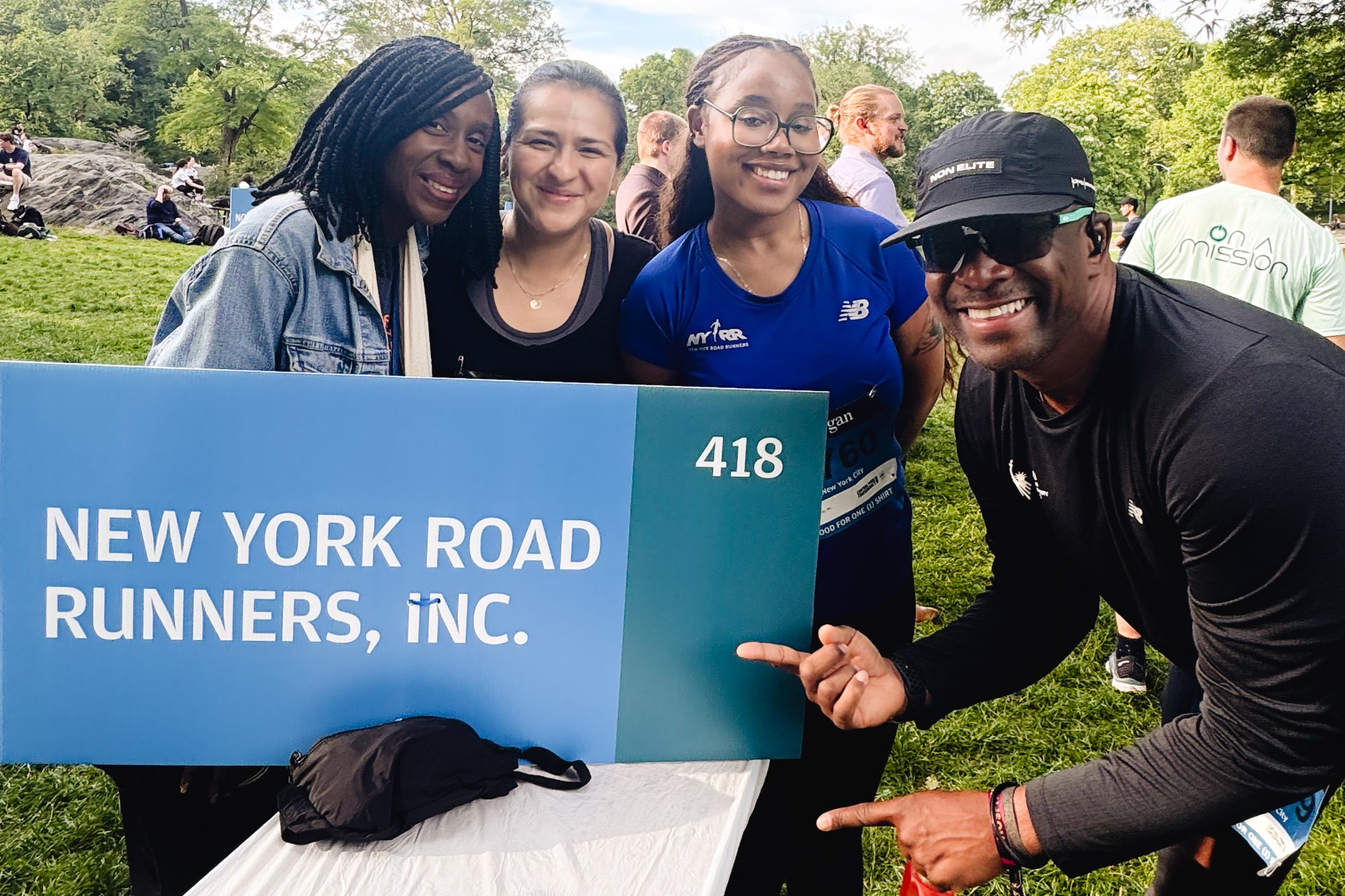 NYRR staff at the JP Morgan Corporate Challenge