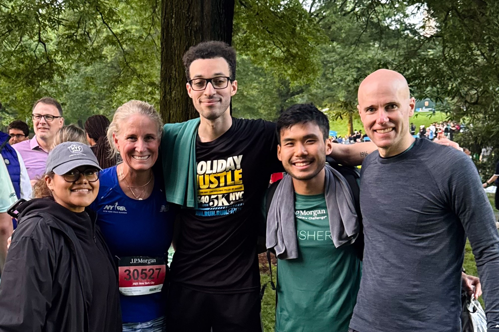 NYRR staff at the JP Morgan Corporate Challenge