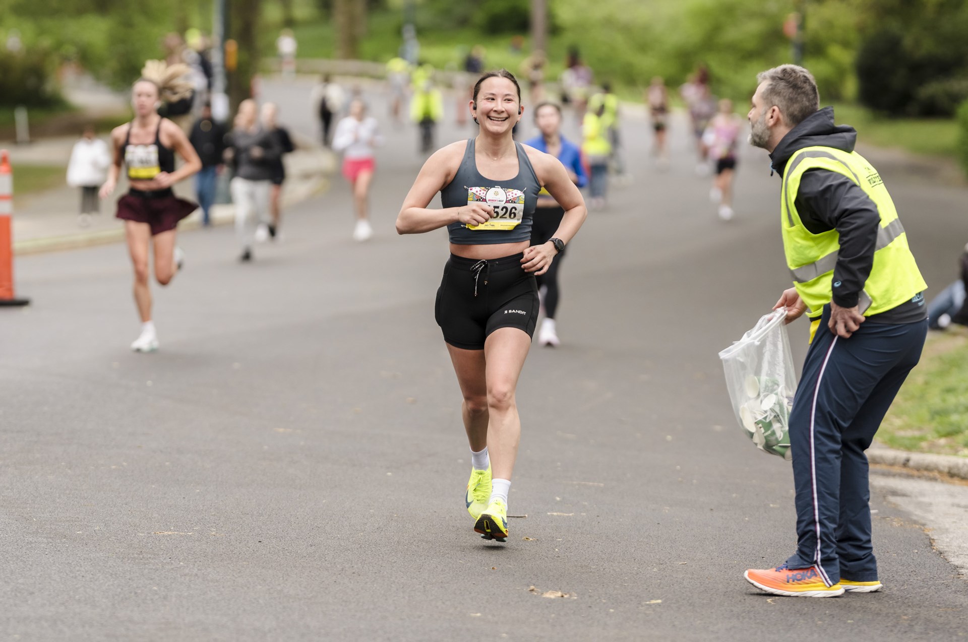 Runners at the Maybelline Women's Half in Central Park