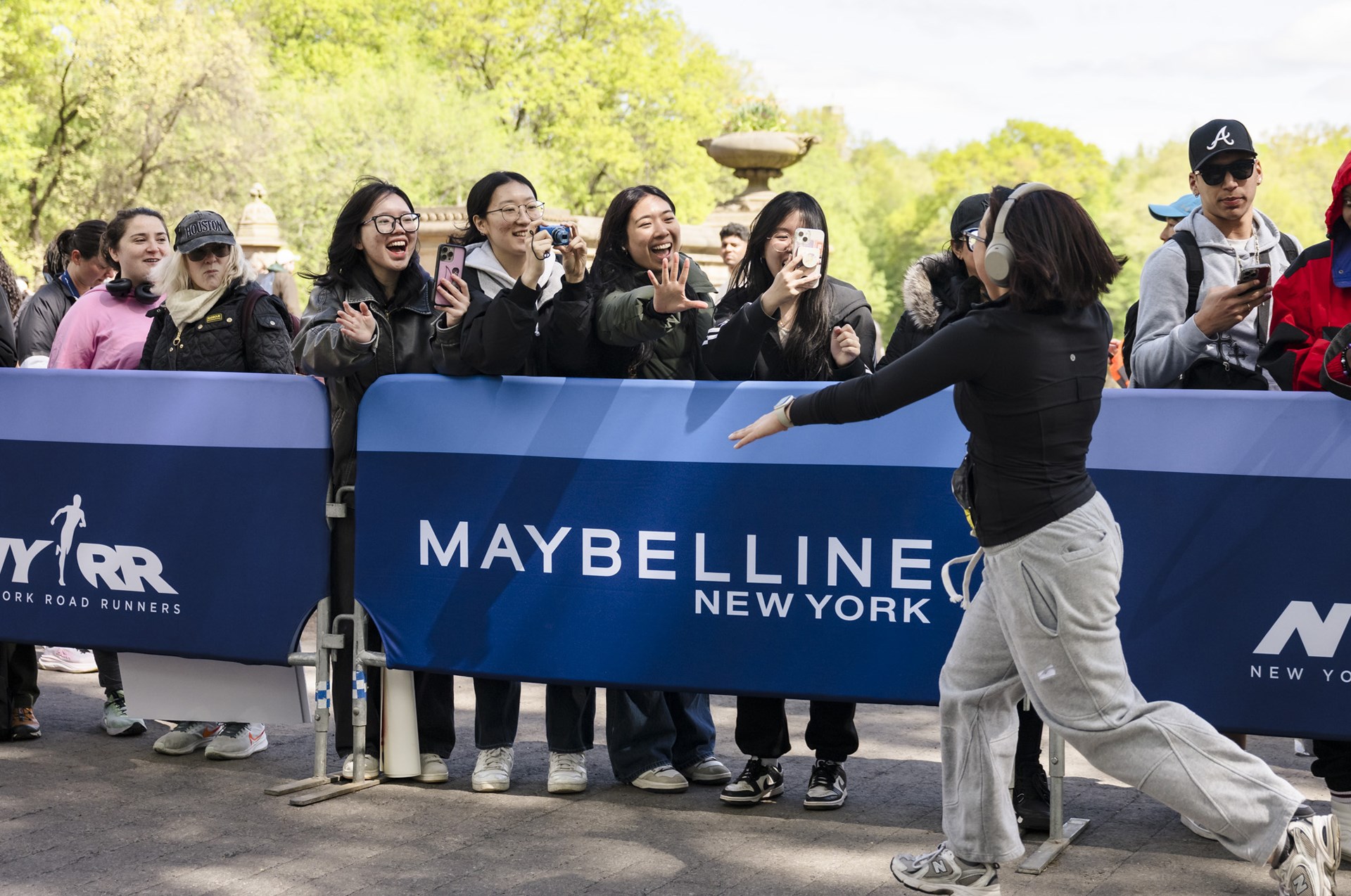 Runners at the Maybelline Women's Half in Central Park