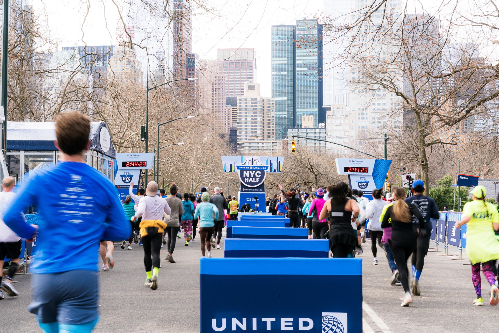 2026 United Airlines NYC Half Finish