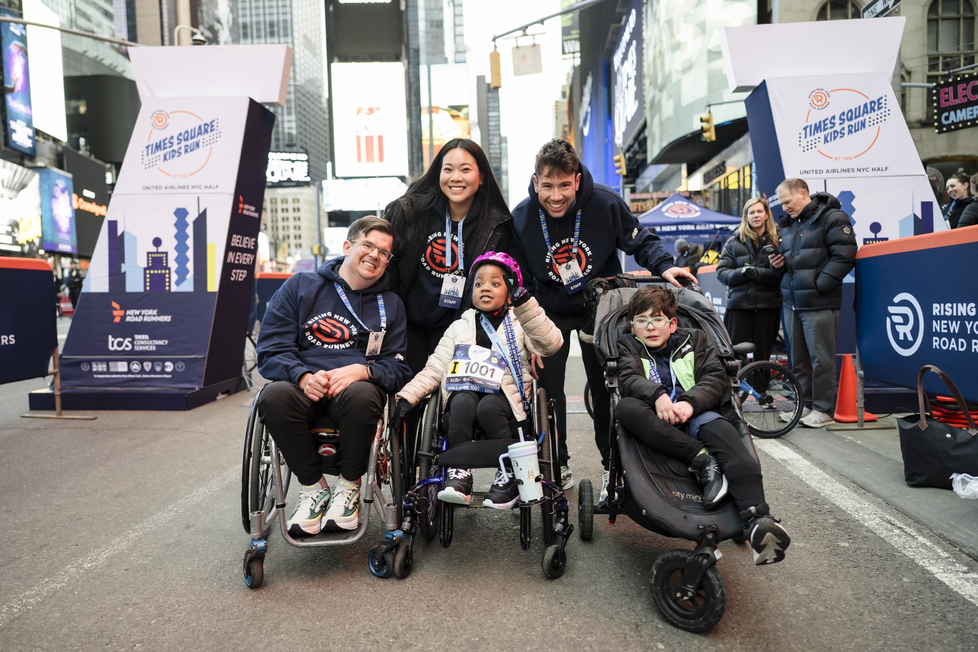 2026 Times Square Kids Run at the United Airlines NYC Half Finish