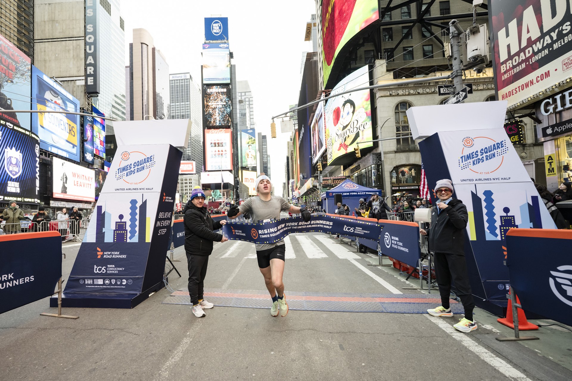 2026 Times Square Kids Run at the United Airlines NYC Half Finish