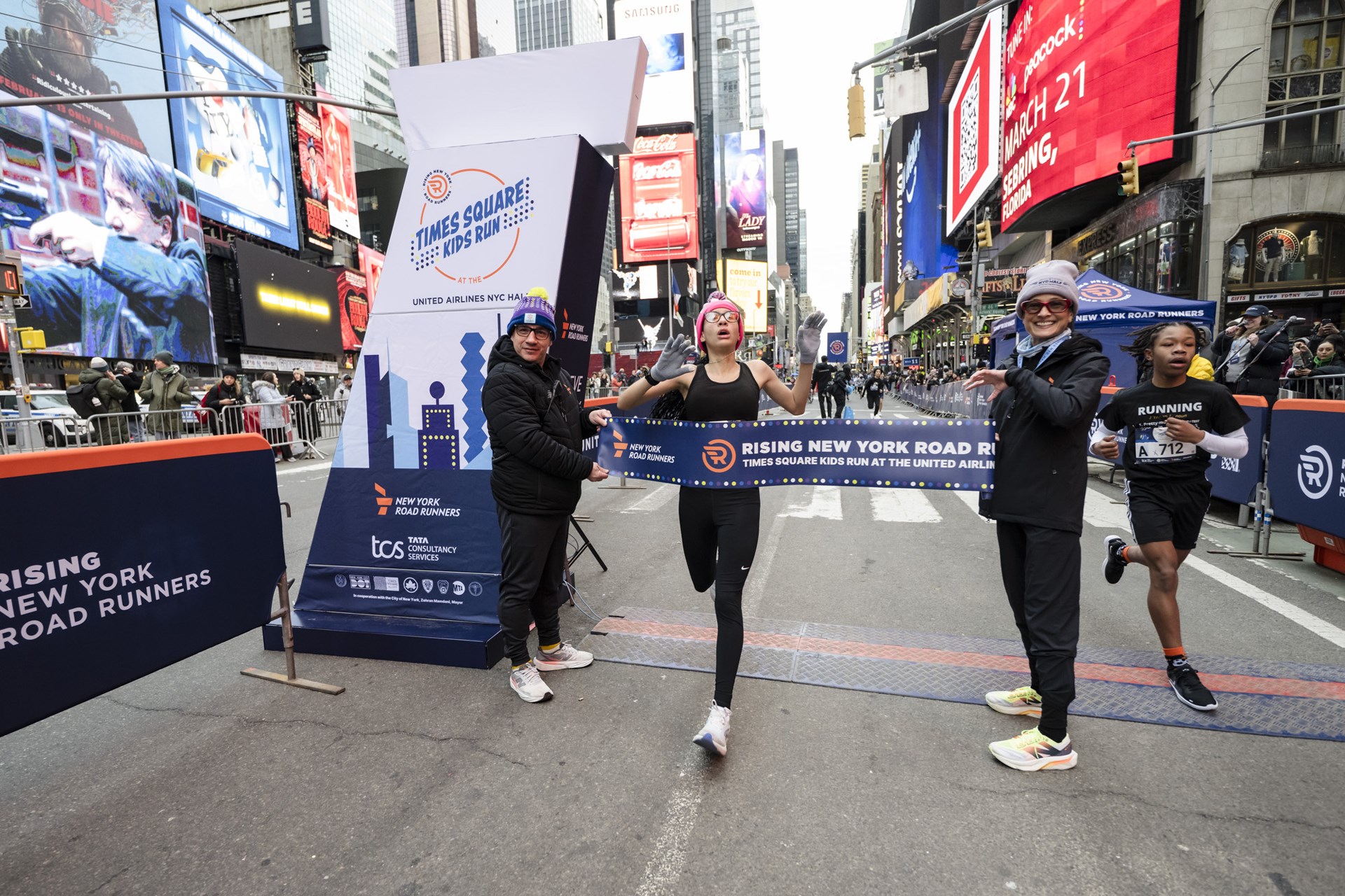 2026 Times Square Kids Run at the United Airlines NYC Half Finish