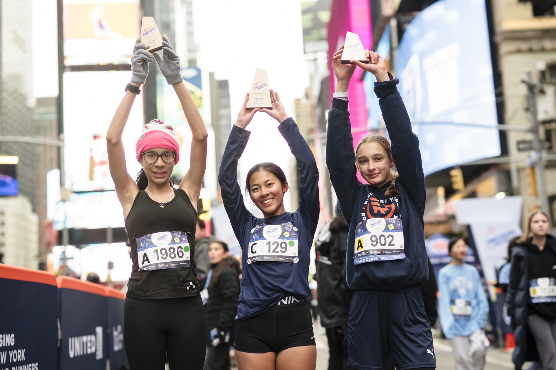 2026 Times Square Kids Run at the United Airlines NYC Half Finish
