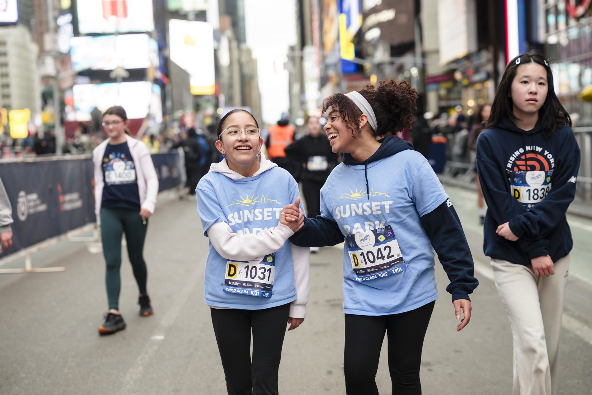 2026 Times Square Kids Run at the United Airlines NYC Half Finish