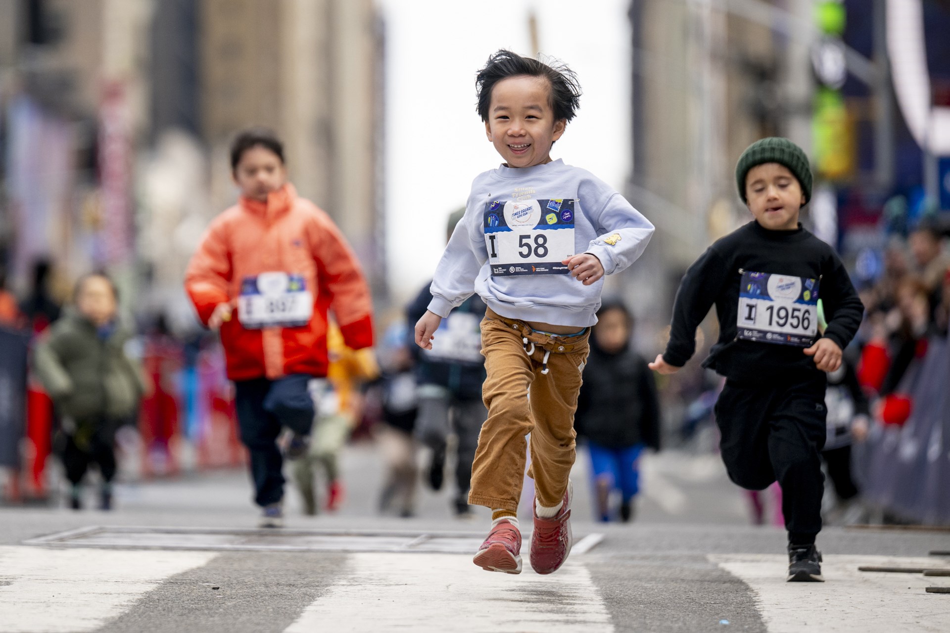 2026 Times Square Kids Run at the United Airlines NYC Half Finish