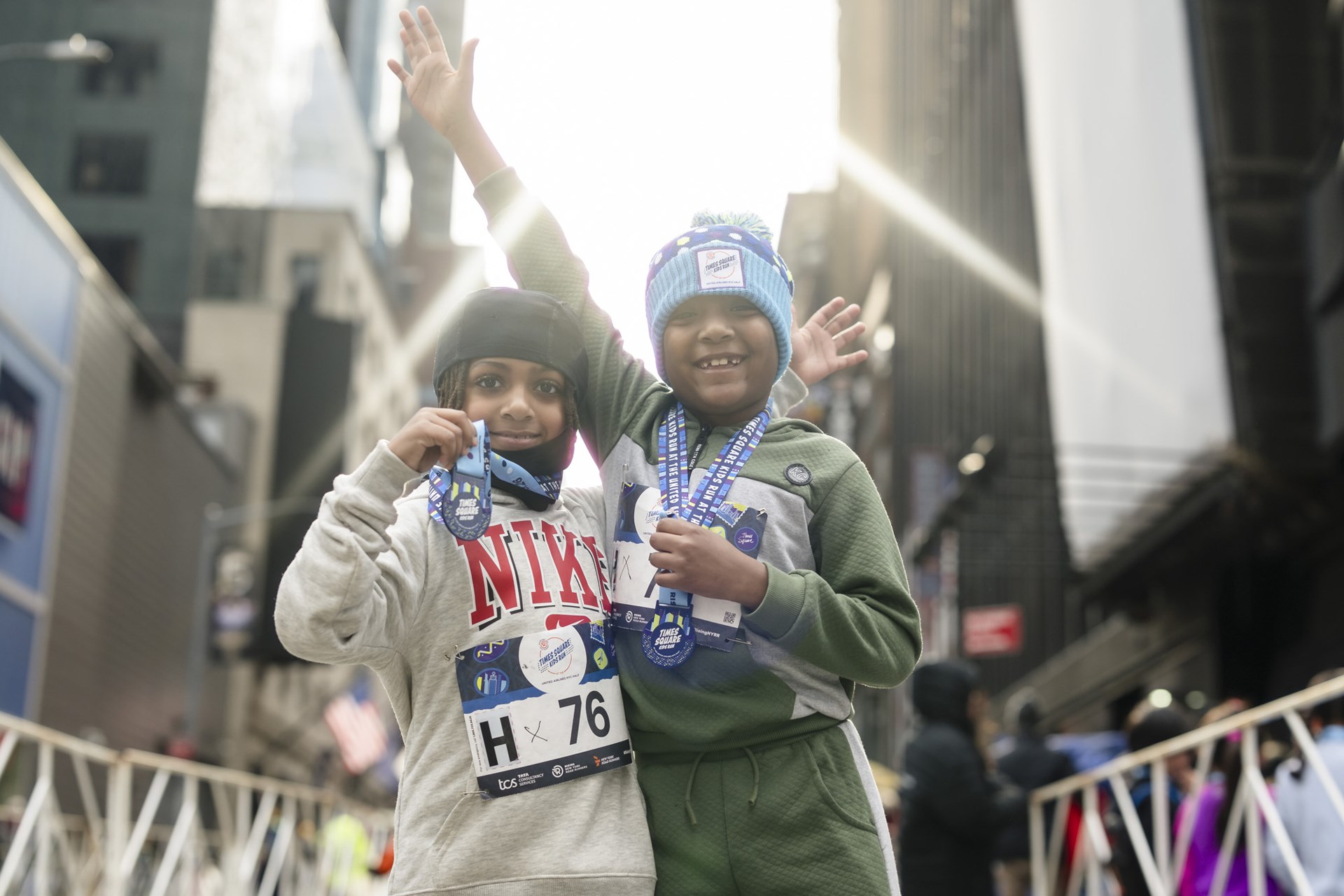 2026 Times Square Kids Run at the United Airlines NYC Half Finish