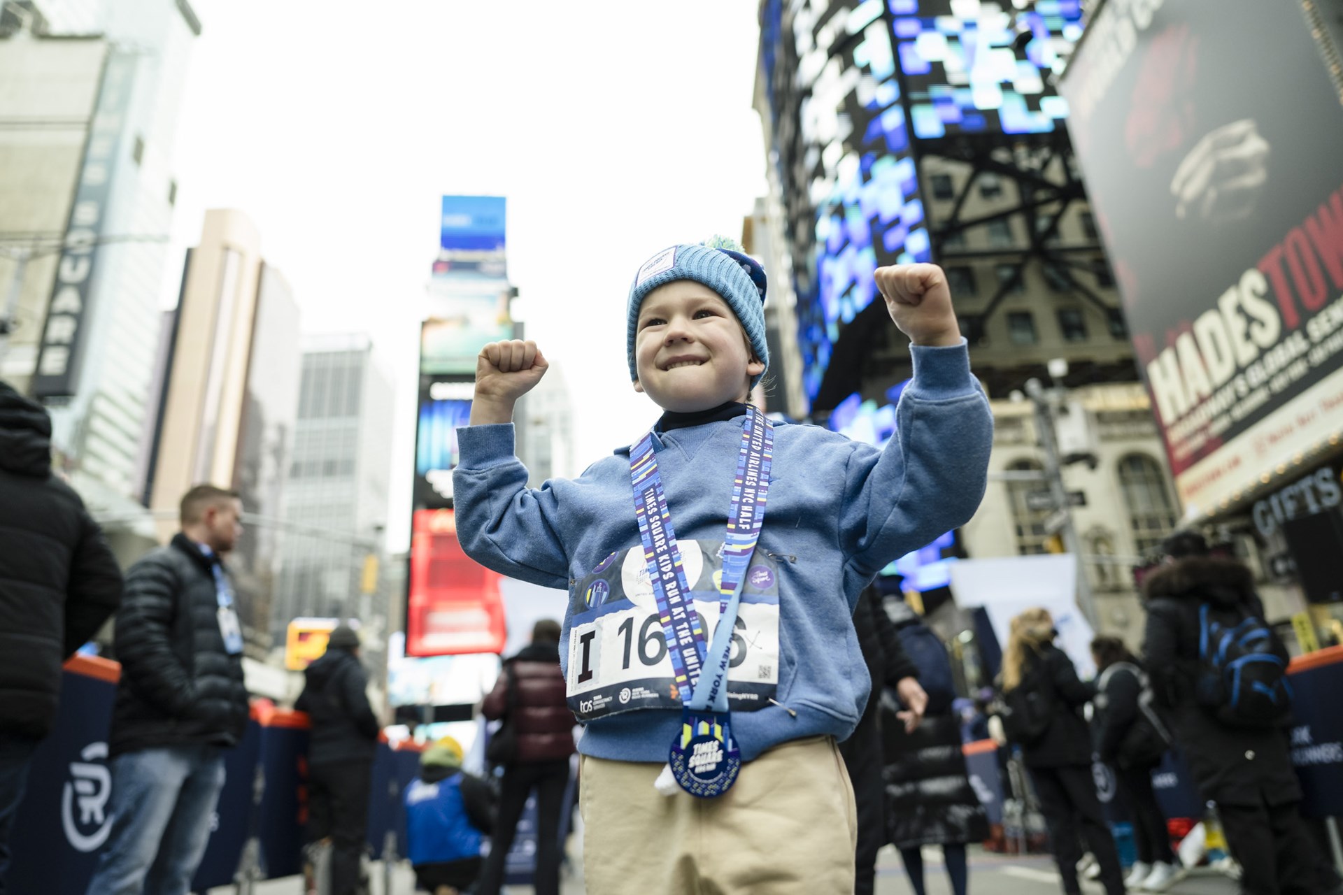 2026 Times Square Kids Run at the United Airlines NYC Half Finish