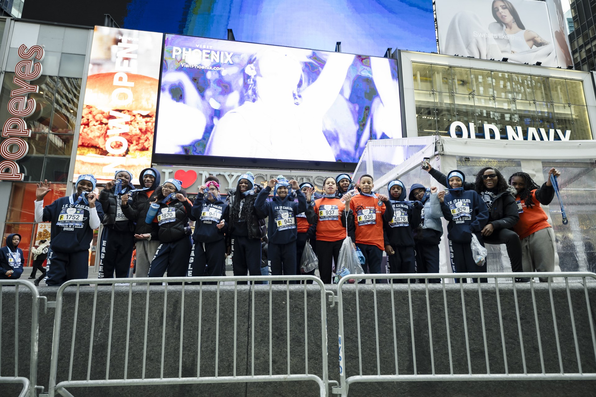 2026 Times Square Kids Run at the United Airlines NYC Half Finish
