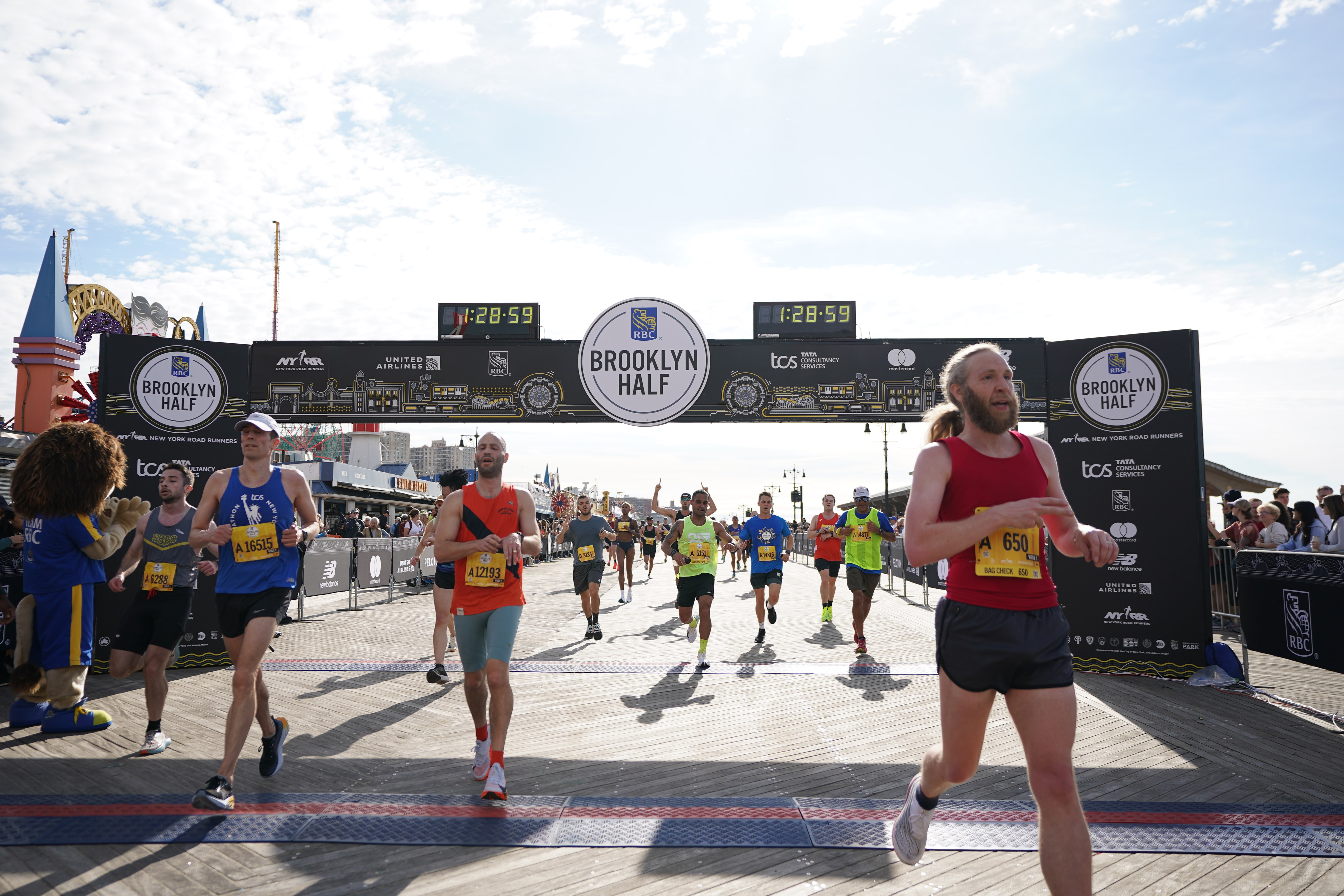 2024 RBC Brooklyn Half finish line