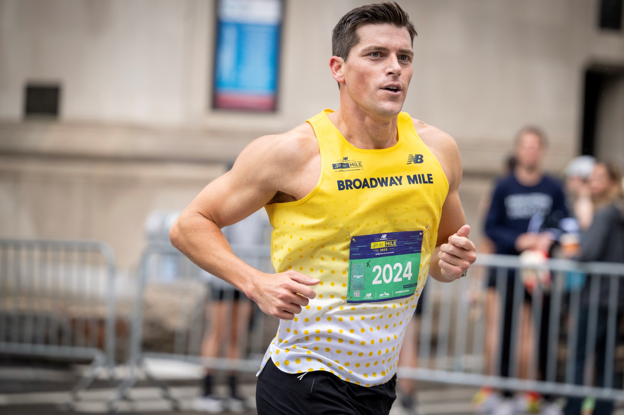Broadway star Jordan Litz wins the inaugural Broadway Mile