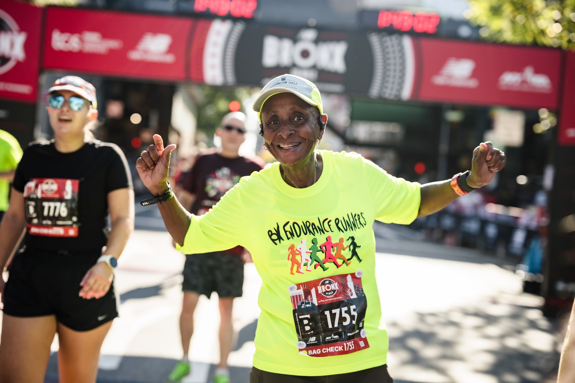 NYRR Coach Gisela Perez at the New Balance Bronx 10 Mile