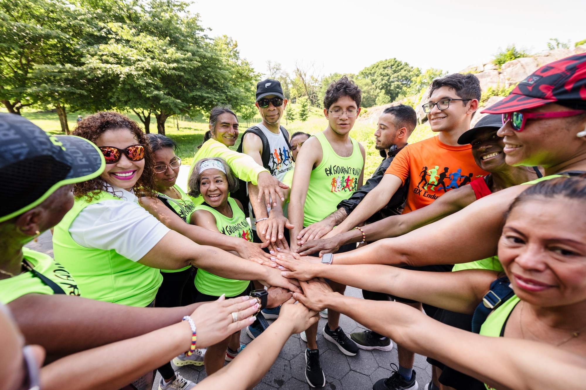 Open Run 10 year anniversary celebration at St. Mary's Park in the Bronx
