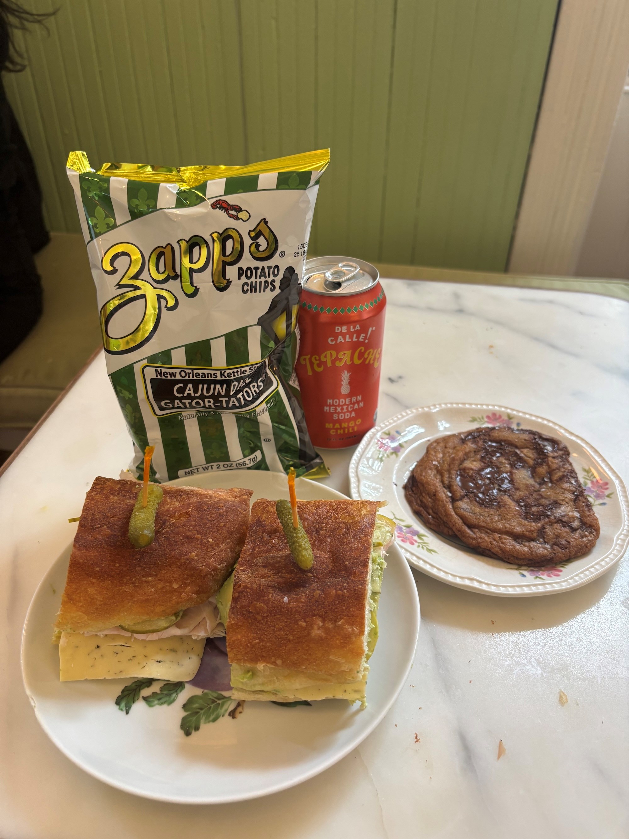 Sandwich at Salty Lunch Lady’s Little Luncheonette in Ridgewood.