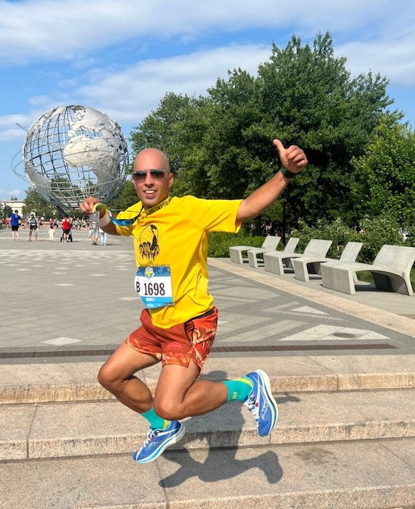 Yubaraj Khanal at the 2024 Citizens Queens 10K