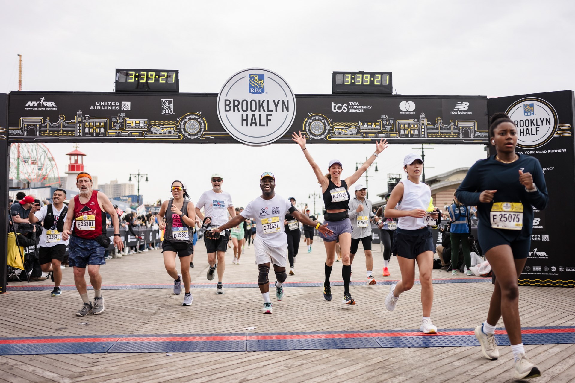 2025 RBC Brooklyn Half finish