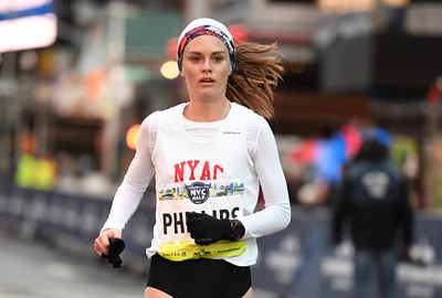 Caitlin Phillips at the United Airlines NYC Half