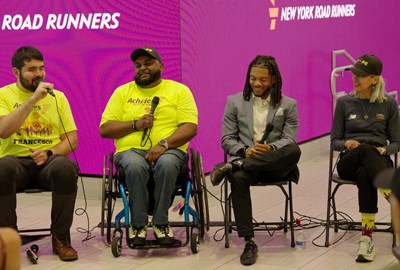 Achilles International panelists at TD