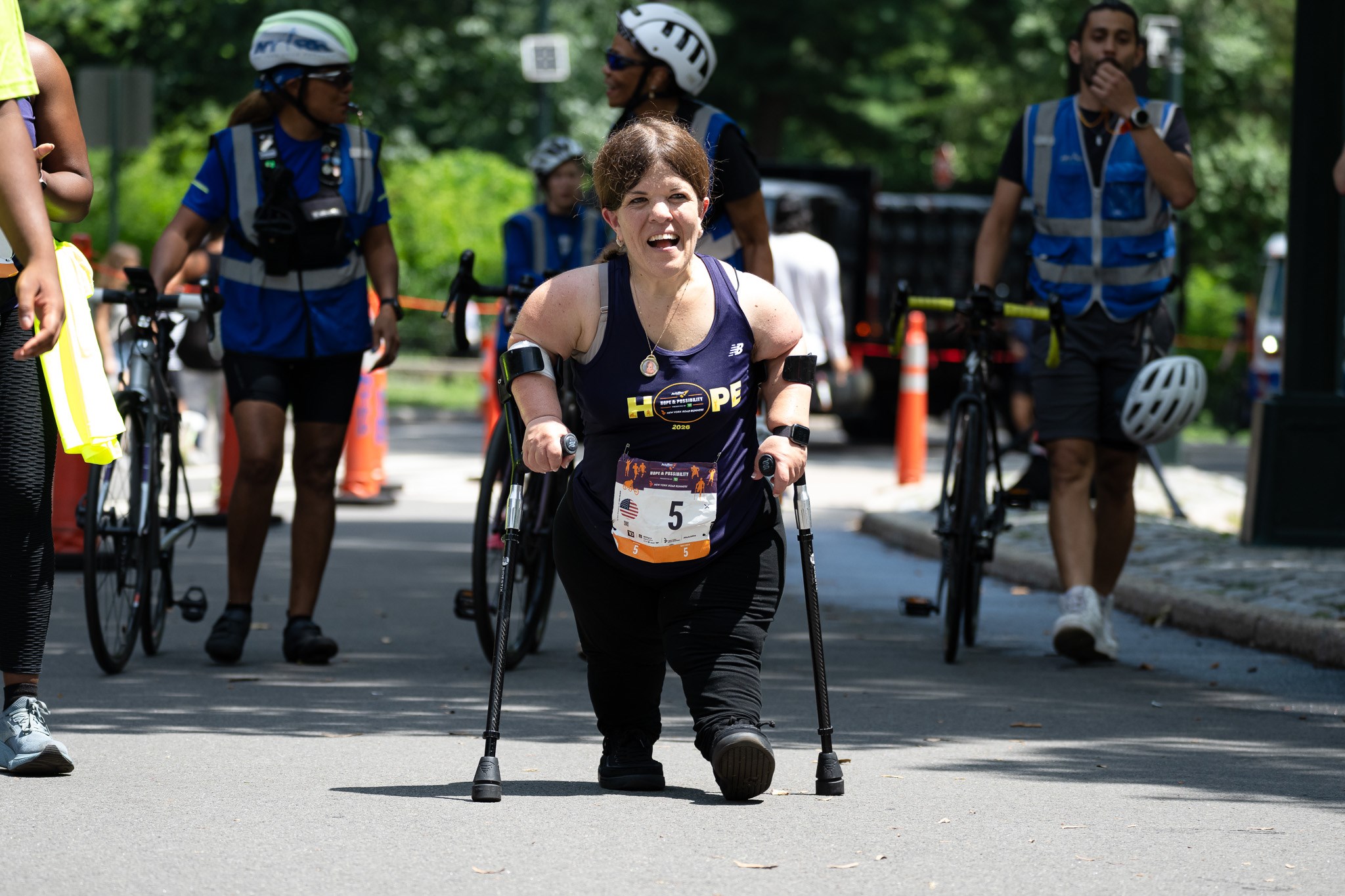 Becky Curran at the Achilles Hope and Possibility 4M