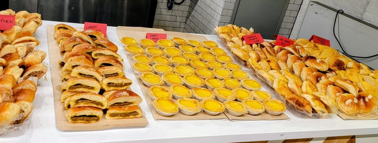 Baked goods from Chinese bakery in Boston