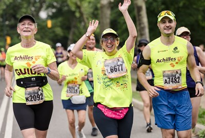 Runners at the 2025 Achilles Hope and Possibility Race