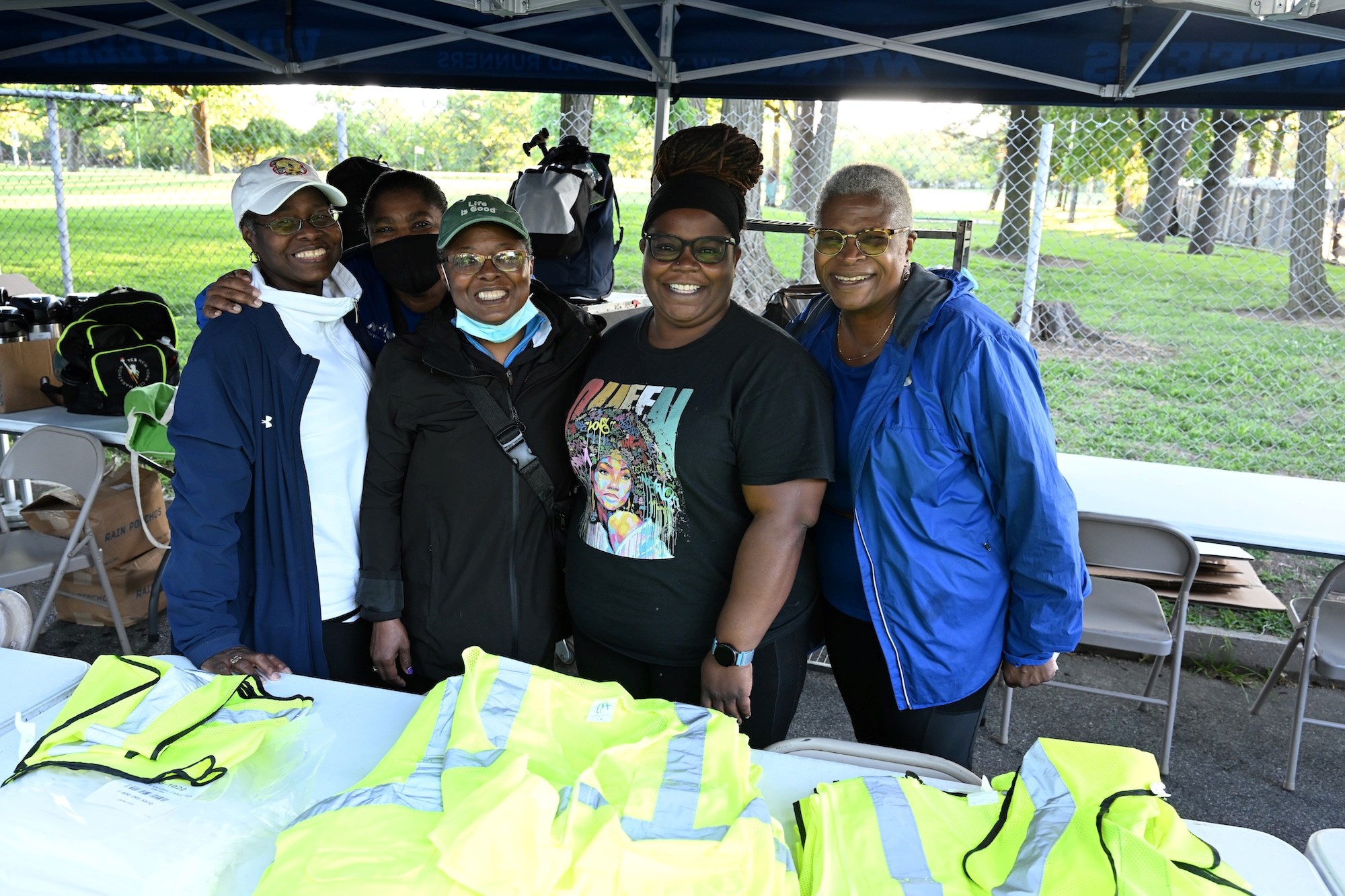 Darnley Simon volunteering in Queens