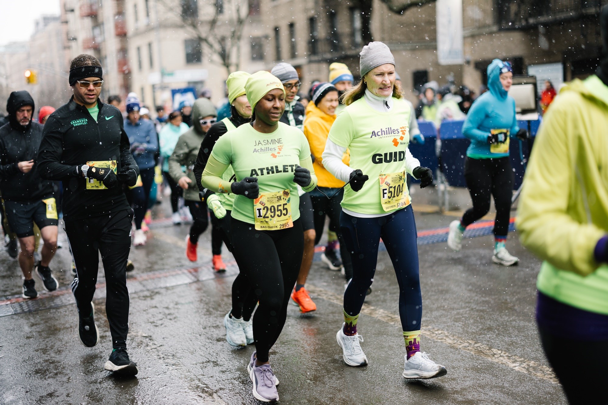 Jasmine at the Washington Heights 5K with Achilles