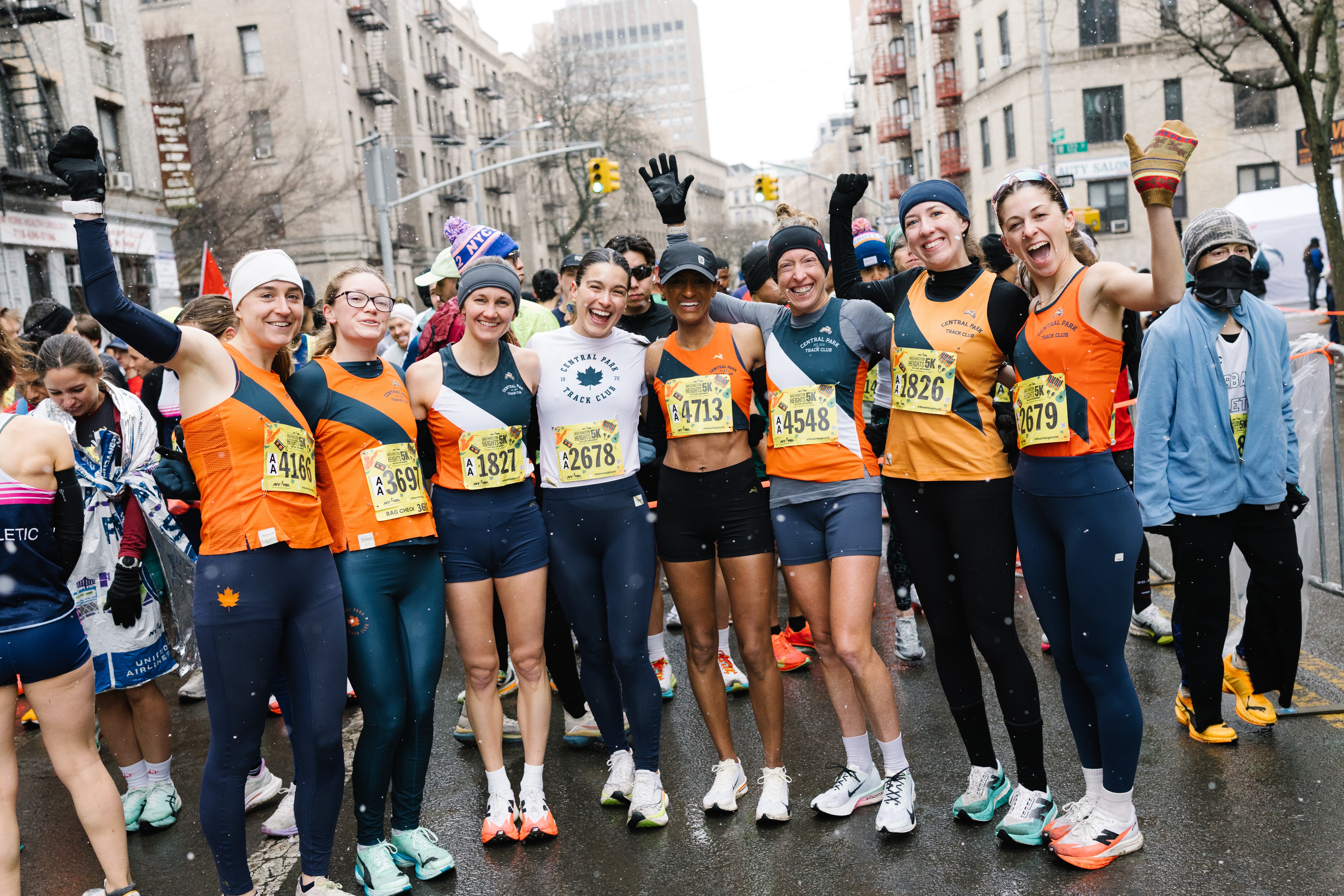 Roberta Groner and teammates at 2026 Washington Heights 5K