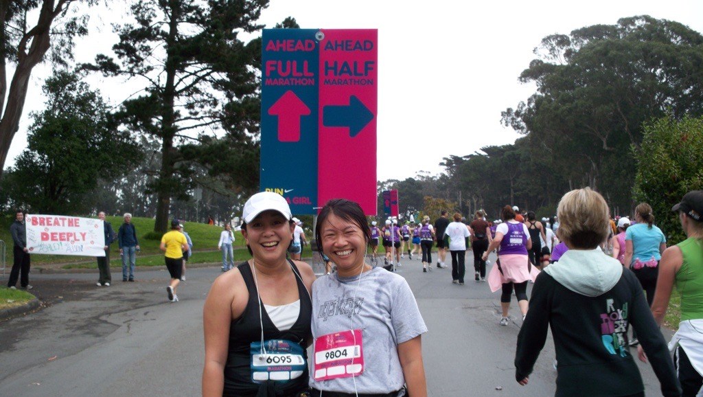 Steph Loleng at the 2008 Nike Women's Marathon